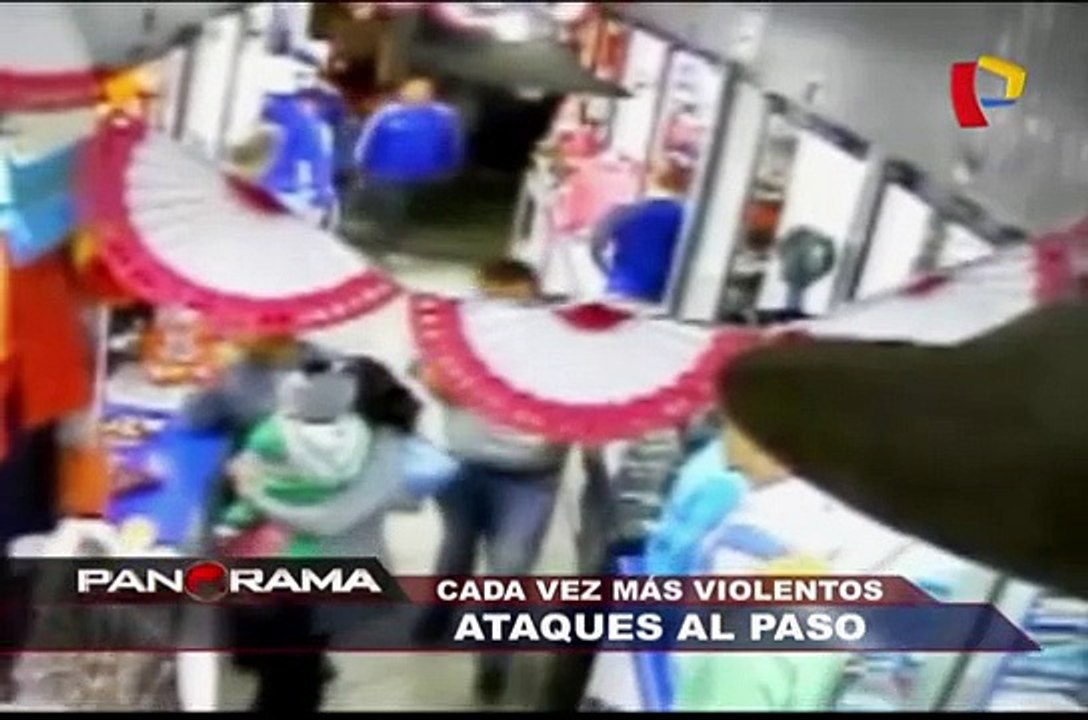 Cada vez más violentos: ataques al paso