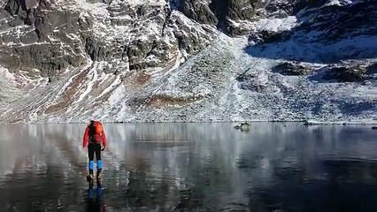 Walk on The Clearest Ice in the World