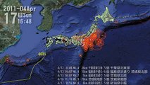 日本311東日本大震災滿1年 觀測