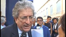Napoli - Il viceministro Morando in visita alla Mecfond (25.07.15)