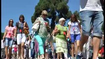 Pompei (NA) - Assemblea sindacale tiene fuori i turisti (24.07.15)