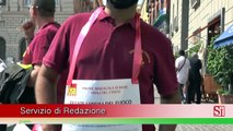 Napoli - Flash Mob dei vigili del fuoco (10.07.15)