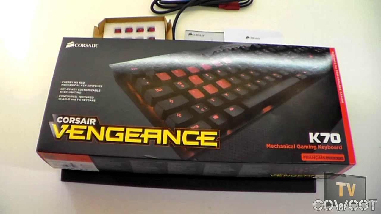 [Cowcot TV] Présentation clavier Corsair K70