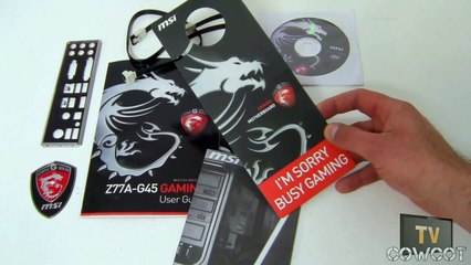 [Cowcot TV] Présentation carte mère MSI Z77A-G45 Gaming