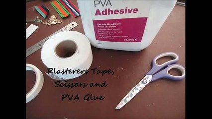 How to court mount Military medals