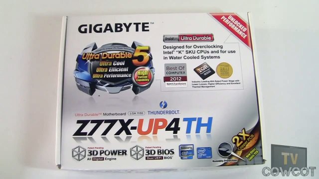 [Cowcot TV] Présentation carte mère Gigabyte Z77X-UP4 TH