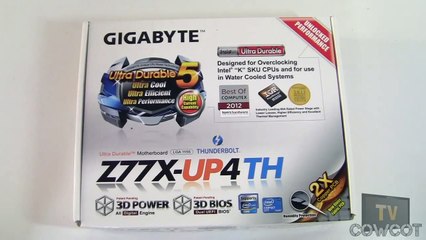 [Cowcot TV] Présentation carte mère Gigabyte Z77X-UP4 TH