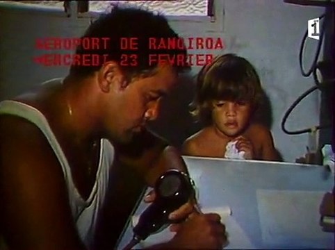 CYCLONE ORAMA A RANGIROA en 1983 Tuamotu Polynésie française