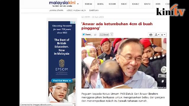 'Kesihatan Anwar merosot, perlu tahanan kediaman’