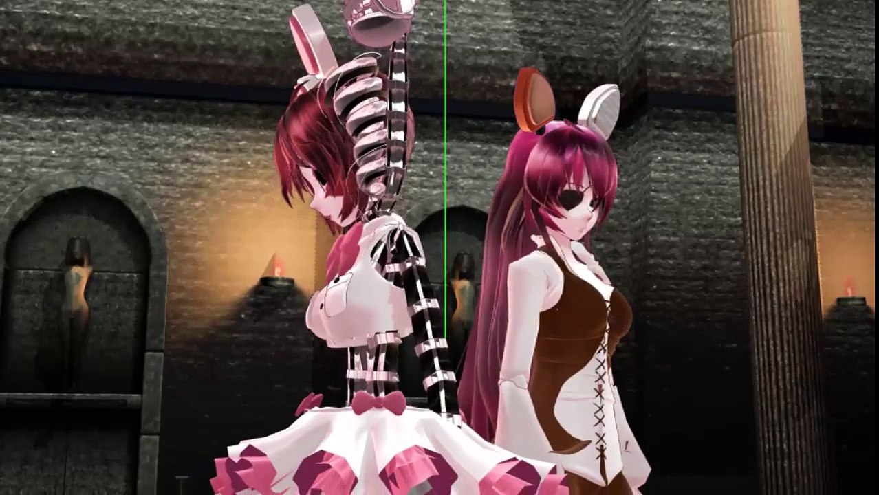 【MMD】 Foxy & Mangle - Magnet 【Hatsune Miku & Luka Mergurine】