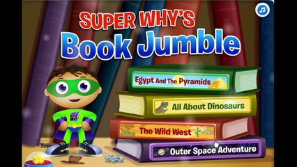 Super Why Book Jumble Cartoon Animation PBS Kids Game Play Walkthrough