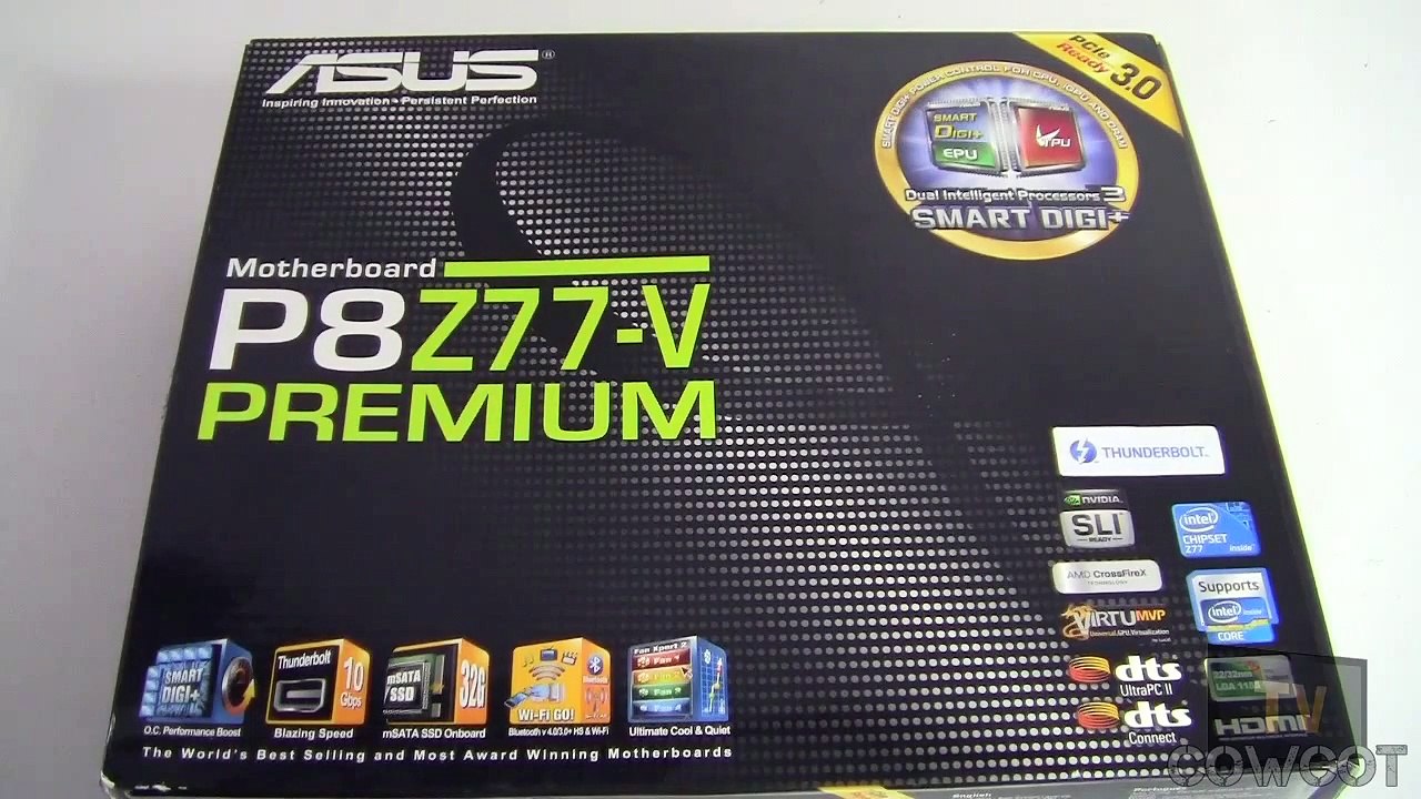 [Cowcot TV] Présentation carte mère Asus P8Z77-V Premium