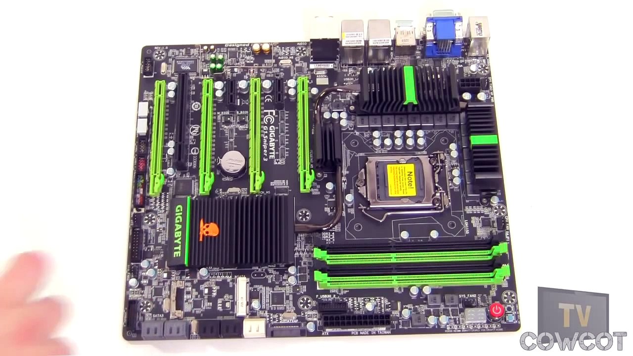 [Cowcot TV] Présentation carte mère Gigabyte G1 Sniper 3