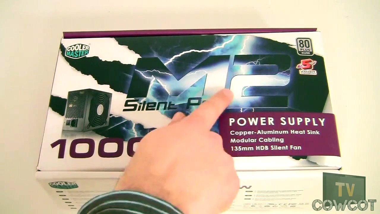 [Cowcot TV] Présentation Alimentation Cooler Master Silent Pro M2 1000w