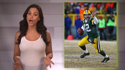 Aaron Rodgers Nails Incredible 45-Yard Pass Into Tiny Net
