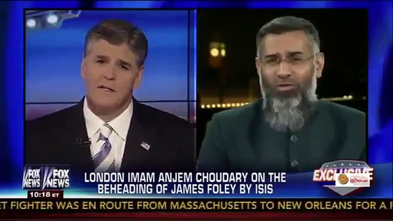 Imam Anjem Choudary justifies Paris France Islamic Terrorism Fox News Sean Hannity
