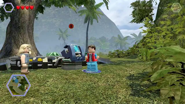 LEGO Jurassic World - Marty McFly & The DeLorean