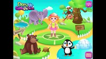 Nana Zoo Keeper. Cartoons about animals: elephant, bear, monkey, penguin