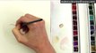 How to paint a realistic shell in watercolor by Anna Mason