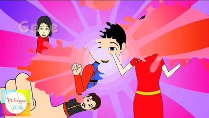 Finger Family (Chinese Family) Nursery Rhymes | Cartoon Animation Songs For Children