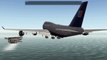 X-Plane 9 - Boeing 747 Aircraft Carrier landing