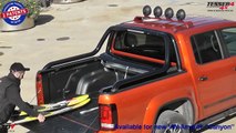 At www.accessories-4x4.com: VW Amarok Canyon accessories 2013 roller lid off road 4x4 review