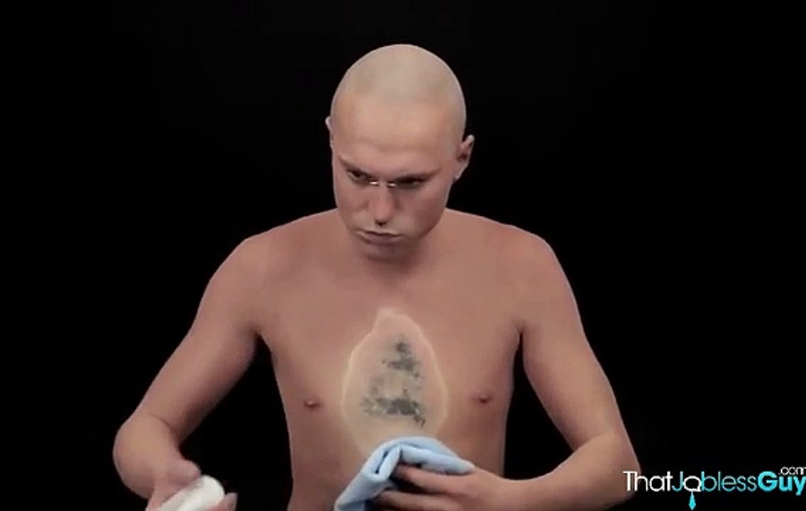 Dermablend Pofessional 'Go Beyond the Cover' Campaign Tattoo Cover Rico Genest AKA Zombie Boy