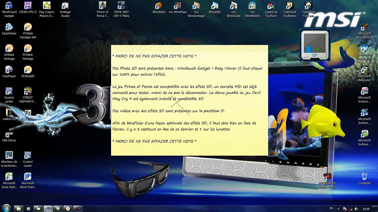 [Cowcot TV] Test du MSI AE2420 3D