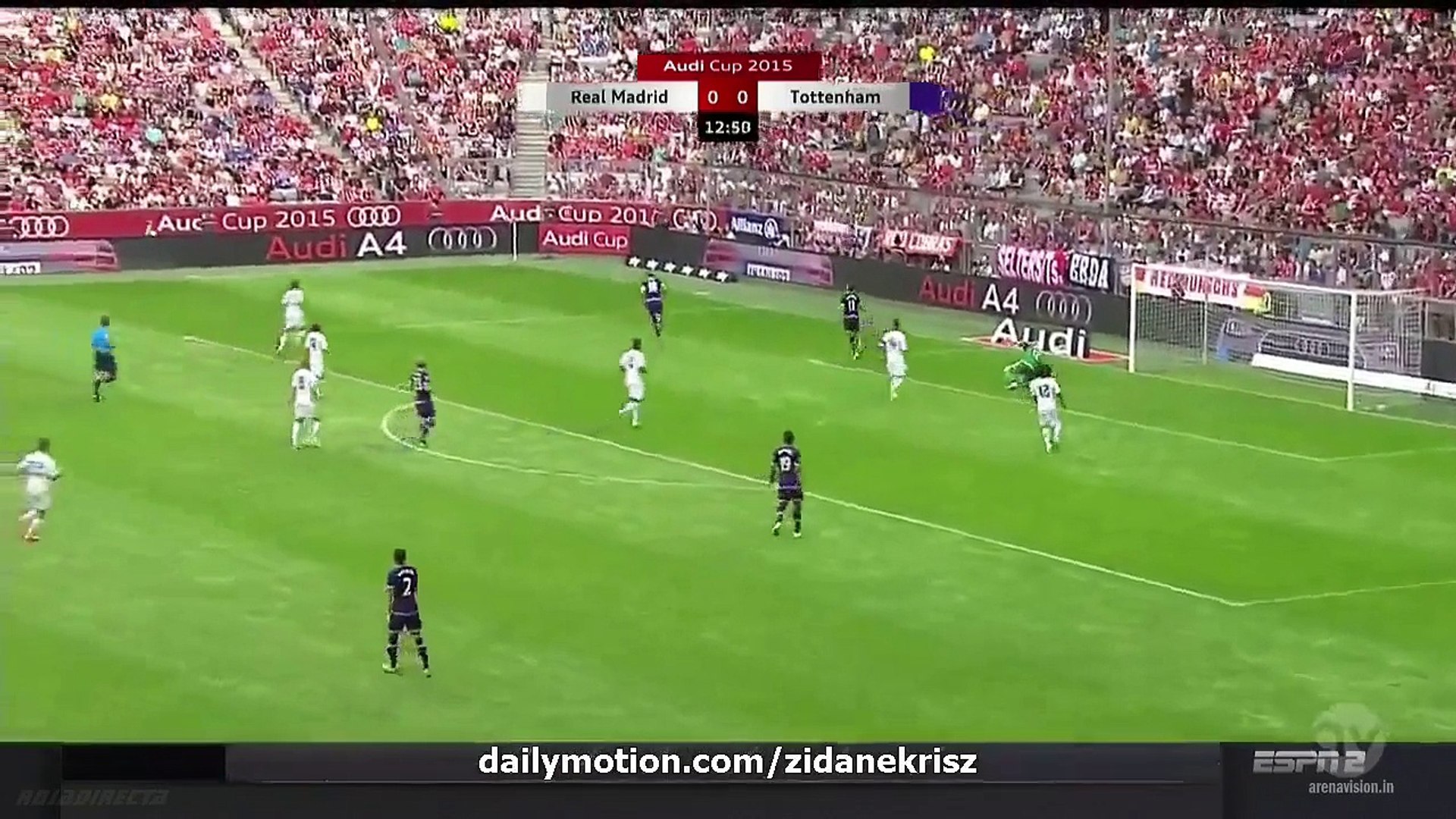 Real Madrid Vs Tottenham 2 0 Highlights 04 08 15 Audi Cup Video Dailymotion
