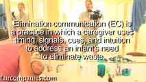 Elimination Communication: on the toilet at 6 weeks old