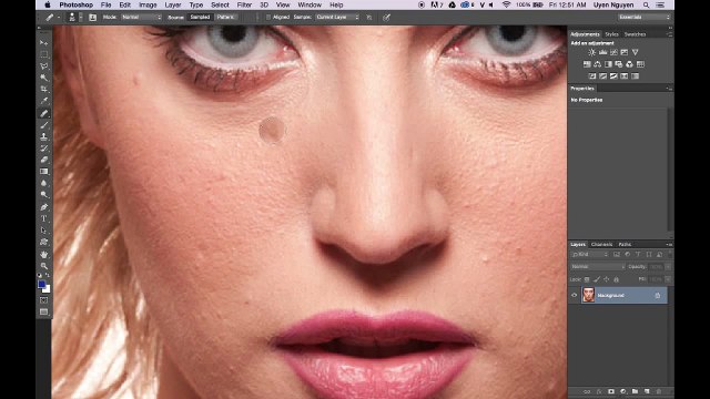 Thủ thuật photoshop tập 15 phân biệt clone stamp và healing brush