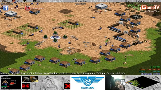 AOE Highlights, Chipboy(Minoan) quá khổ nhưng Gunny (Persian) ở đây rồi