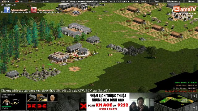 AOE Highlights, Siêu nhân BiBi thể hiện đẳng cấp khi cầm quân khó Macedonia