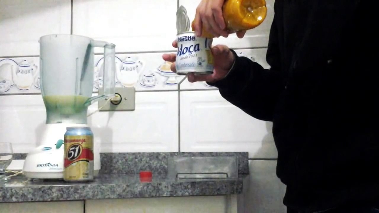 Como fazer batida de maracuja.