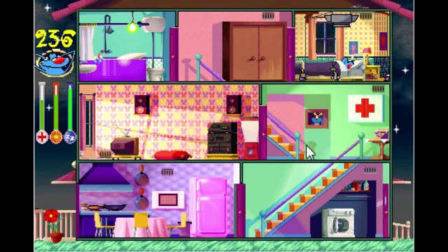 oggy oggy and the cockroaches game