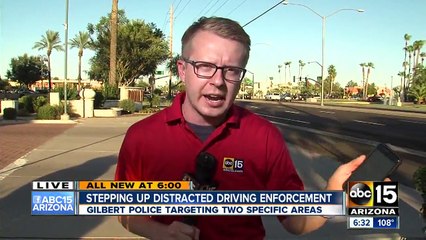 Stepping up distracted driving enforcement