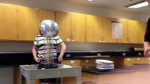 Van de Graaff generator in Mr. Bartlett's physics class
