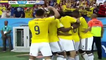 اهداف مباراة كولومبيا 2-0 الاوروغواي مونديال كأس العالم دور ال16 2014 HD فهد العتيبي
