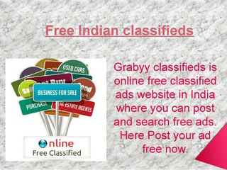 Free Indian classifieds