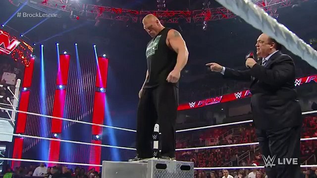 Brock Lesnar and Paul Heyman send a message to The Undertaker - Raw Aug 3 2015