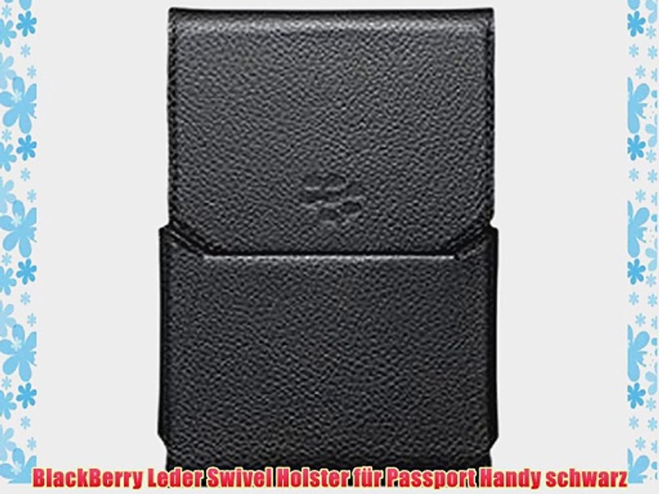 BlackBerry Leder Swivel Holster f?r Passport Handy schwarz