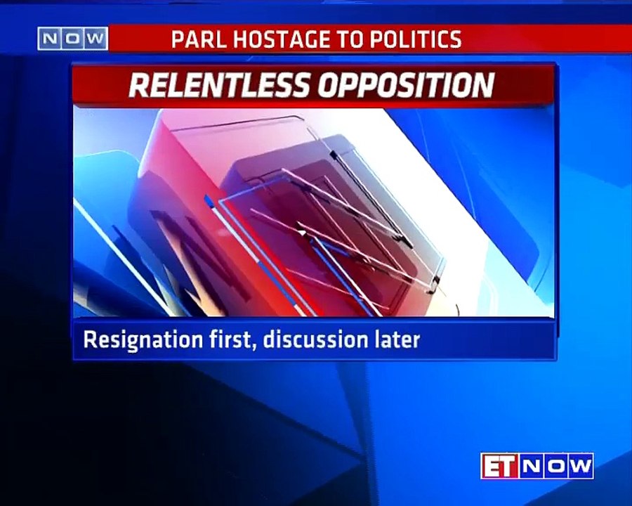 Sushma Swaraj Tries To Clarify In Parliament | Opposition Says Resignation First, Discussion Later