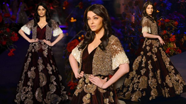 Aishwarya Rai's Manish Malhotra Empress Look | Amazon India Couture Week 2015