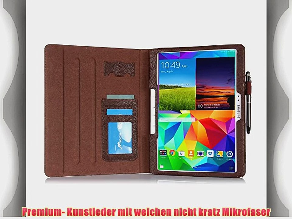 rooCASE Samsung Galaxy Tab S 10.5 H?lle Case - PU Ledertasche schutzh?lle St?nderfunktion Cover