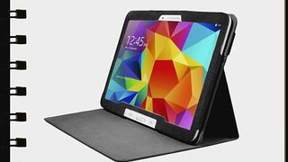 Mulbess - Samsung Galaxy Tab 4 10.1 (101 Zoll) CleverStrap Leder Tasche H?lle Case - Premium