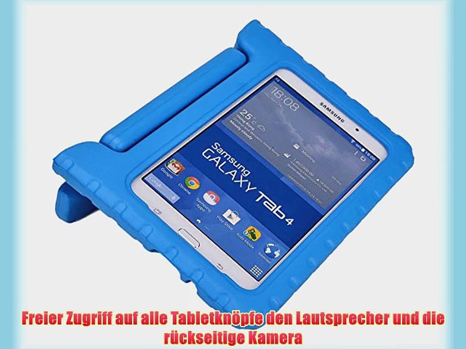 Cooper Cases(TM) Dynamo Samsung Galaxy Tab 4 8.0?(T330) H?lle f?r Kinder in Blau (Leicht ungiftiger