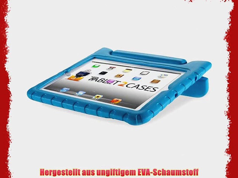 Cooper Cases(TM) Dynamo iPad 2/3/4 H?lle f?r Kinder in Blau (Leicht ungiftiger EVA-Schaum haltbares