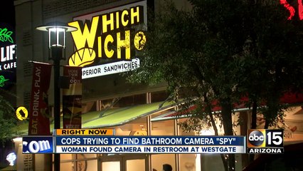 Glendale Police trying to find person who allegedly placed recording device in bathroom