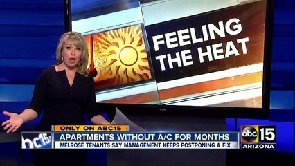 Apartments without air conditioning for months