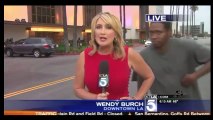 reporter takes the shock of his life
